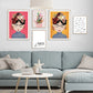 Boho Feminist Boobs Flower Hands Poster Print Canvas Painting Room Decor Frida K Art Work Picture Wall Art for Living Room Decor