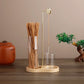 Glass Incense Holder for Sticks Anti-Ash Flying Incense Burne with Metal Clip and Incense Storage for Yoga Home Decor