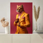Fashion Animal Fashion Funny Poster Paintings on The Wall Picture for Living Room Interior Painting Room Decoration