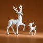 Mother Deer Cute Fawn Figurine Kids Room Decor