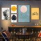 Modern Minimalist Boho Style Trees Birds Sun Landscape A Poster HD Posters Home Room Bar Cafe Decor Art Wall Painting Picture