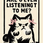 Funny Cat Meme Posters Cartoon Japanese Cat Art Internet Meme Culture Canvas Print Modern Living Room Bedroom Home Decor Gift