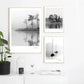 Scandinavian Landscape Canvas  Nordic Style Lake Boat Forest Nature Wall Art Print Painting Decoration Pictures Home Decor