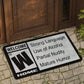 VIKAMA Welcome Printed Carpet, Durable and Washable, Crystal Velvet Home Entrance Doormat, Bedroom Entrance Mat, Home Decor
