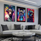 Animal Monkey Cat Dog Headphone Dj Music Poster Canvas P Poster HD Posters Home Room Bar Cafe Decor Art Wall Painting Picture