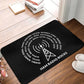 Licensed Ham Retro Radio Operator Doormat Anti-Slip Kitchen Bath Mat Living Room Door Mat Floor Entrance Carpet Rug Doormat