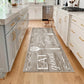 VIKAMA 1/2PCS Modern Simple Kitchen Mat Set Long Strip Absorbent Oil Absorbent Foot Mat Household Bathroom Door Mat