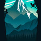 Abstract Rock Climbing Adventure Posters and Prints Canvas Painting Mountain Sun Wall Art Pictures for Living Room Home Decor