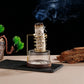 Metal Sage Holder Burner Palo Santo Holder with Glass Ash Catcher Tray Incense Holder for Meditation Yoga Spa