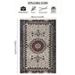 VIKAMA Classic Mosque Print Islamic Prayer Mat, Foldable Travel Muslim Rug, Washable Lightweight Janamaz for Eid Ramadan Gifts