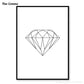 Scandinavian Decor Geometric Fox Diamond Nordic Posters and Prints Wall Art Poster Nordic Decoration Art Decor Canvas Print