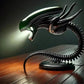 Alien Resin Figurine Lamp Stand Bedroom Decorative Extraterrestrial Life Form Lighting Home Decoration