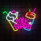 Dessert Series Led Neon Signs, Used For Wall Art Decor, Bakery, Coffee Shop, Shop, Kitchen, Ice Cream Shop Business Wall Lamp.