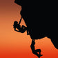 Abstract Rock Climbing Adventure Posters and Prints Canvas Painting Mountain Sun Wall Art Pictures for Living Room Home Decor