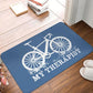 MTB Bike Door Floor Kitchen Bath  Living Room Mat Anti-Slip Outdoor Bicycle Cyclist Biking Doormat Entrance Rug Carpet Footpad