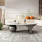 Milan Marble Oval Coffee Table