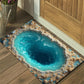 Visual Illusion Hole Endless Abyss Door Mat Bedroom, Kitchen, Home Anti Slip Door Mat Creative and Fun Home Decoration Carpet