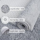 VIKAMA Soft Running Rug, Plush And Fluffy Bedroom And Living Room Carpet, Nursery And Children's Room Floor Mat For Home Decor