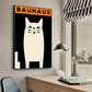 Bauhaus Abstract Art Exhibition Geometric Minimalist Lines Art Poster Canvas Painting Wall Prints Living Room Home Decor Poster