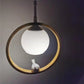 Japanese Style Wooden Pendant Light Bedroom Bedside Kitchen Bar Hanglamp Resin Bird Decoration Stair Porch Lamp Drop Shipping
