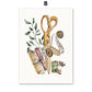 Bohemian, Wall Art, Women's Clothing, Sewing Machines, HD Canvas Print Posters for Home Living Room Bedroom Decoration
