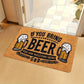 VIKAMA Beer Lovers Welcome Rug Living Room, Bedroom, Entryway Doormat Soft, Comfortable, Skin-Friendly Carpet Home Decor