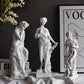 Ancient Greece Venus Emerging Goddess Resin Sculpture Handmade Classical Female Statue Aphrodite Ornament  Decor Art Collector