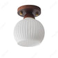 New Japanese LED Cream Wind Glass Ceiling Lamp Living Room Dining Room Porch Aisle Balcony Decorative Lighting