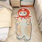 Faux Cashmere Cute Cartoon Pet Carpet Home Bedroom Bedside Decorative Floor Mat Anti-slip Dirty Resistant Machine Washable Rug