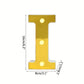 1PC 16cm Golden Numbers&English Led Letter Lights,Battery Powered Decoration Light For Festive,Proposal,Birthday,Wedding,Party