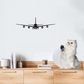 One Piece of Metal Wall Art – Boeing Aircraft Design – 15.75 X 4.72 Inches – Ideal for Scene Decoration and Stylish Metal Accent