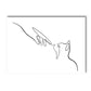 Abstract Pet Dog Cat Poster Canvas Painting Line Drawing Wall Poster Black White Minimalist Art Prints Nordic Picture Home Decor