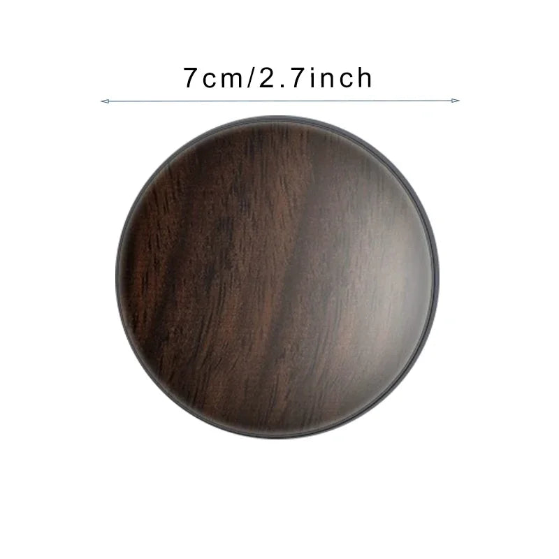Vintage Ebony Coaster Wooden Heat Insulation Cup Pad Drink Cup Coaster for Tea Coffe Milk Kitchen Supplies