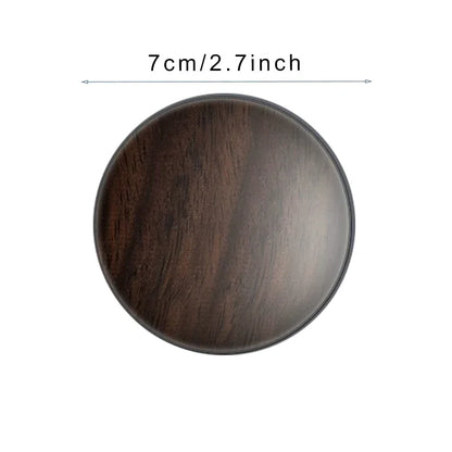 Vintage Ebony Coaster Wooden Heat Insulation Cup Pad Drink Cup Coaster for Tea Coffe Milk Kitchen Supplies