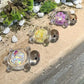 Cute Luminous Glitter Turtle Statue Charms for DIY Keychains Living Room Decor, Indoor & Outdoor Use