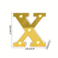 1PC 16cm Golden Numbers&English Led Letter Lights,Battery Powered Decoration Light For Festive,Proposal,Birthday,Wedding,Party