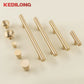 Minimalist solid brass cabinet pulls & handles