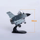 Q-Version F16 Metal Alloy Airplane Model(including base)Home placement, collection and decoration  Creative gift