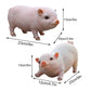 Cute Pink Piggy Resin Statue, Figures Pig DIY Crafts,Garden Decoration, For Tabletop Yard Lawn Porch Balcony Patio Outdoor Decor