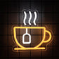 Coffee Led Neon Sign, Coffee Super Bright Sign, Usb Connection Powered, Suitable For Coffee Shop Front Desk Business Art Decor.