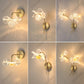 Flower Led Wall Lamps for Living Room Bedroom Bedside Sconce Light Modern Hallway Restaurant Background Decoration Lighting Deco