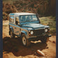 L-and-R-over Defender 90 Offroad Poster Classic Retro Automotive Poster Canvas Prints Classic Off-road Vehicle Aesthetic Print