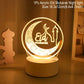 EID Night Light Mubarak Ramadan Decoration For Home 2025 Islamic Muslim Party Decor Ramadan Kareem Happy Eid Al Adha Ramadan