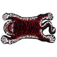 VIKAMA Tiger-Patterned Carpet, Soft Imitation Cashmere Carpet, Warm Bedroom Bedside Rug, Living Room Floor Mat, Home Decoration