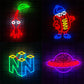 Game Led Neon Sign, 3D Carved Icon Wall Decor, Usb Powered, Used For Room, Club, Game Room, Office, Man Cave Art Wall Lamp.