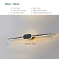 Modern Luxury Bathroom Wall Lamp Black White Aluminum LED Strip Mirror Lamp Bathroom Lamp Simple Bathroom Mirror LED Light