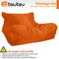 OTAUTAU Swimming Pool Floating Bean Bag Pouf Lounger Cover No Filler Waterproof Sofa Bed Sac Chaise Lounge Recliner Puff SF019
