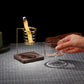 Metal Palo Santo Holder Burner Sage Holder with Glass Ash Catcher Tray Incense Holder for Meditation Yoga Spa