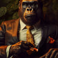 Three Swag Monkeys Canvas Art Posters and Prints Hip Hop Monkey Fashion Paintings on the Wall Art Animals Pictures Room Decor