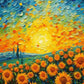 Van Gogh Sunflower Flower Starry Sky Art Pictures Poster Printing Oil Painting Canvas Painting For Modern Home Decor Gift